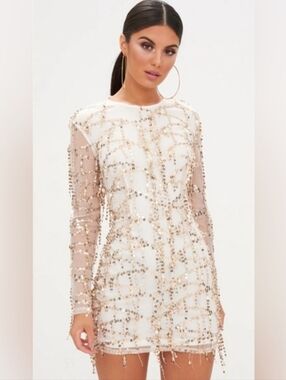 Pretty Little Thing Sequins Bodycon Mini Dress